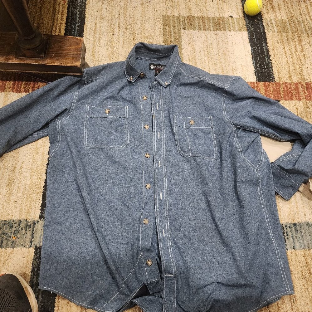 Men's XL Alaskan Hard Gear Fishing / quick dry shirt